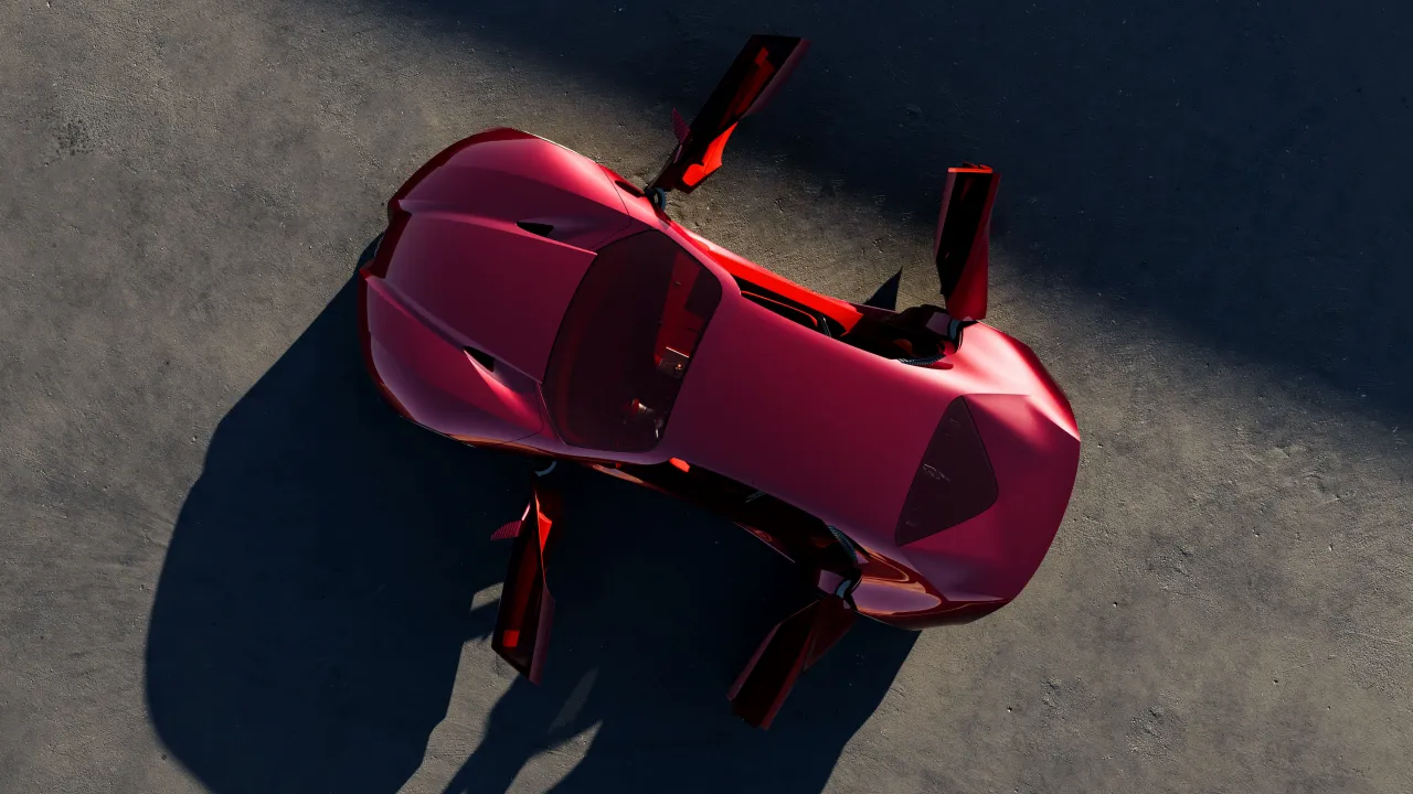 Задняя часть кузова Alfa Romeo Cuorerosso с высоким хвостом
