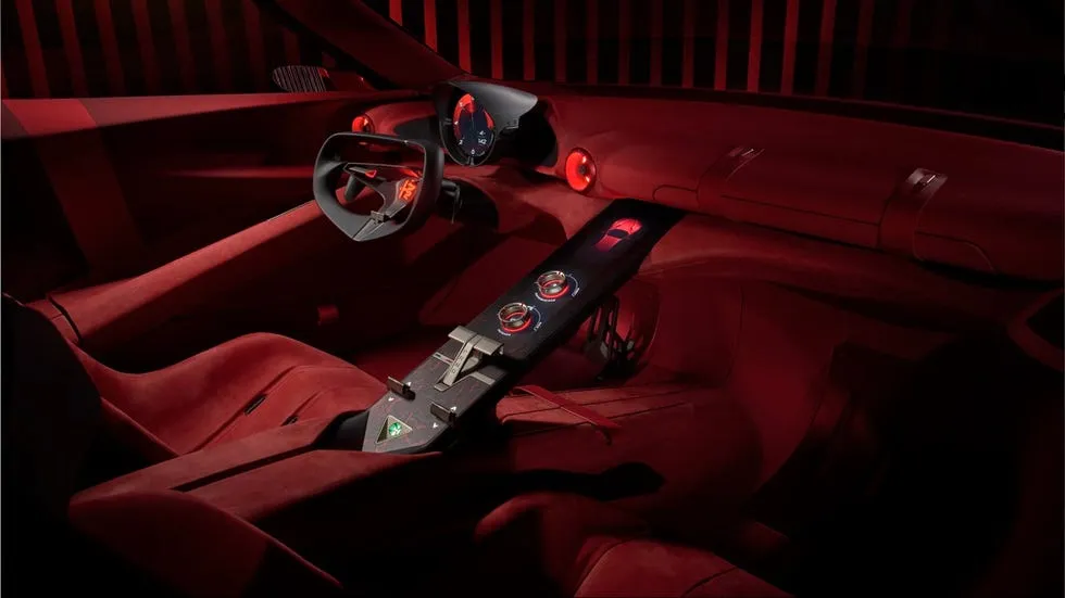 inside the alfa romeo cuorerosso