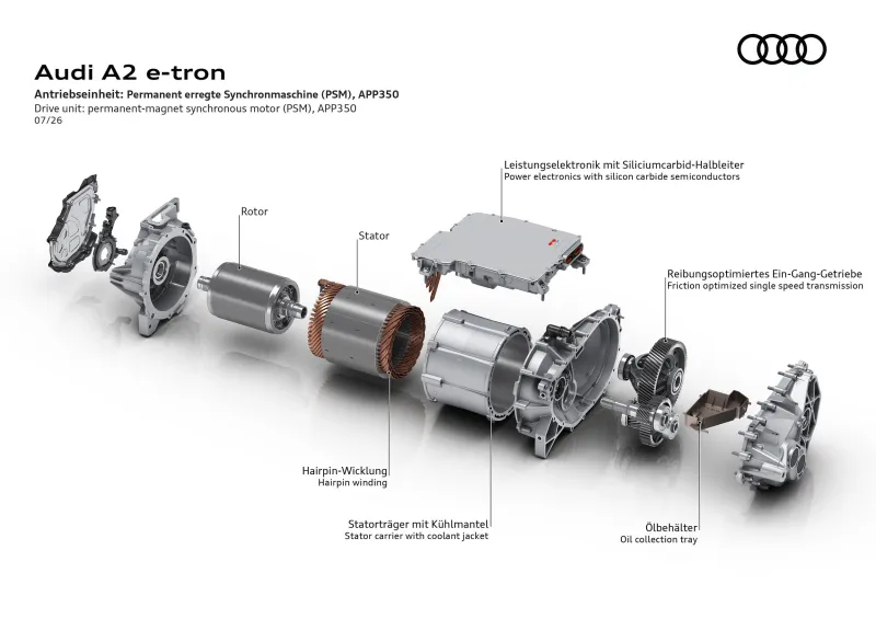 Интерьер и цифровая панель нового Audi A2 e-tron
