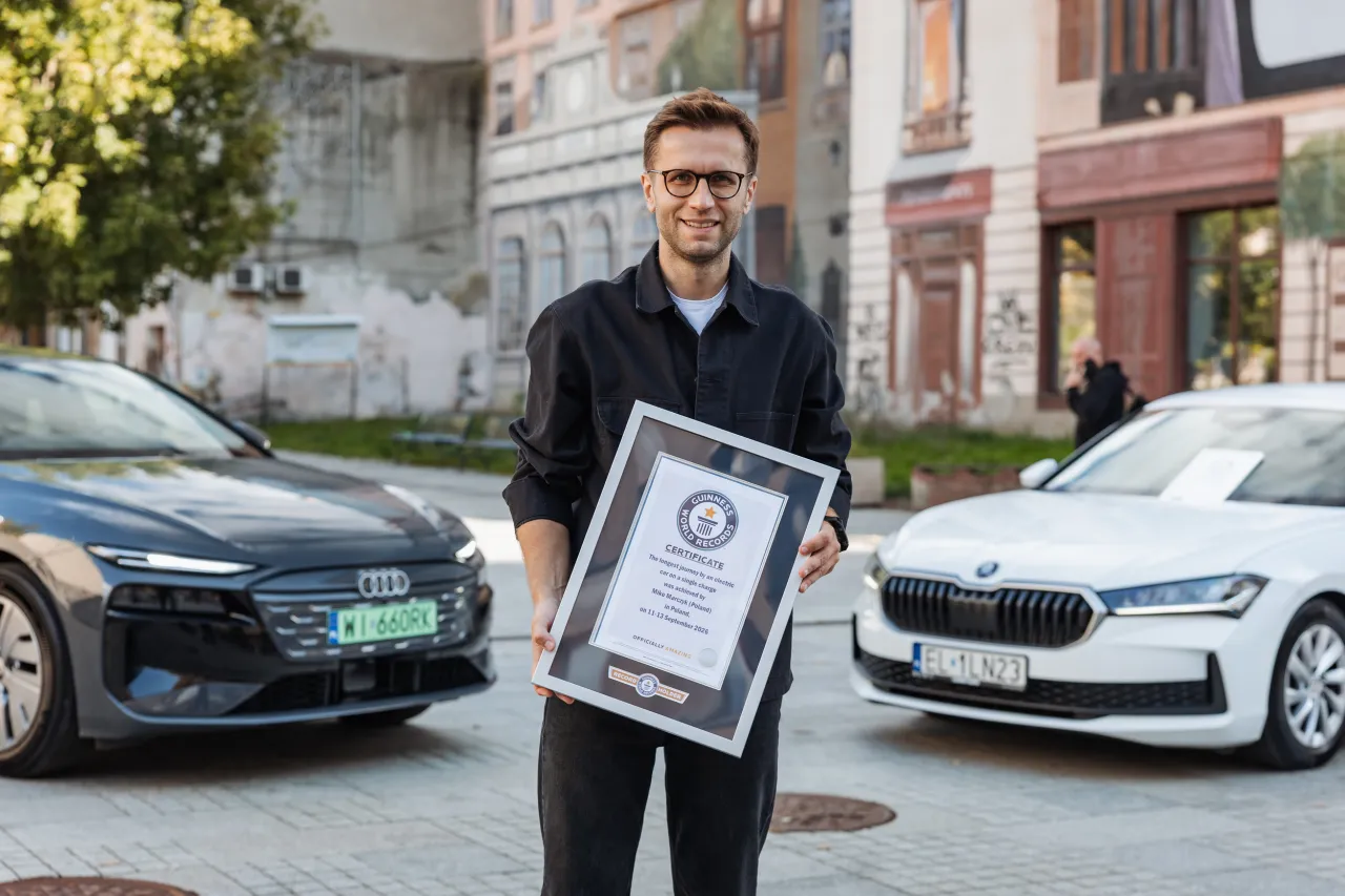 Рекордный маршрут Audi A6 e-tron через Татры и Вислу