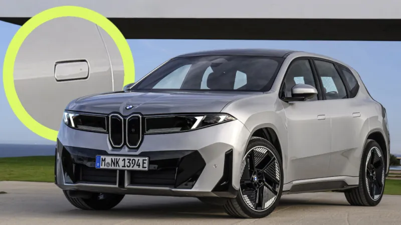 Передняя часть нового BMW iX3 длинной базы