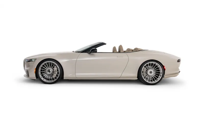 Спойлер сзади Brabus Bodo Cabriolet включается как тормоз при превышении 87 миль/ч