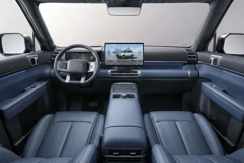 Интерьер BYD Ti7: роскошь и технологии в салоне