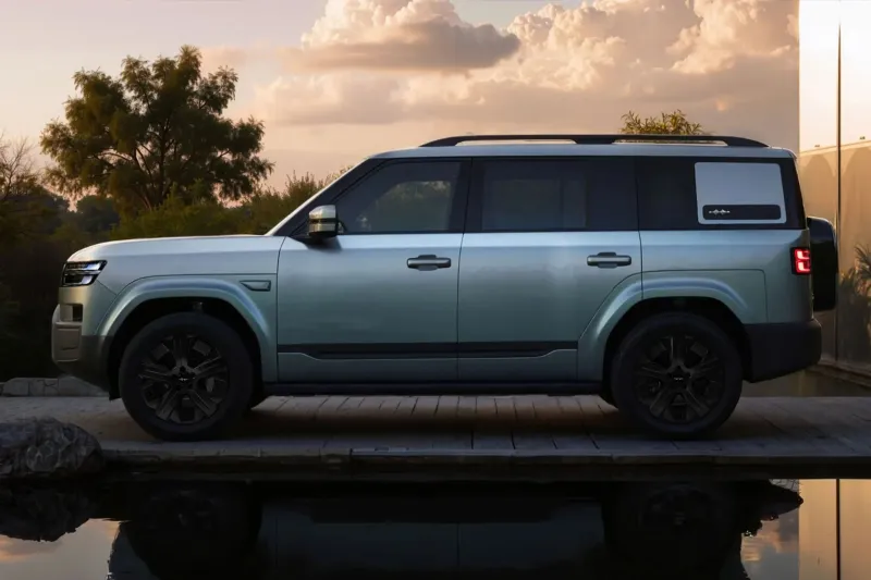 Размеры BYD Ti7: длиннее Defender 110