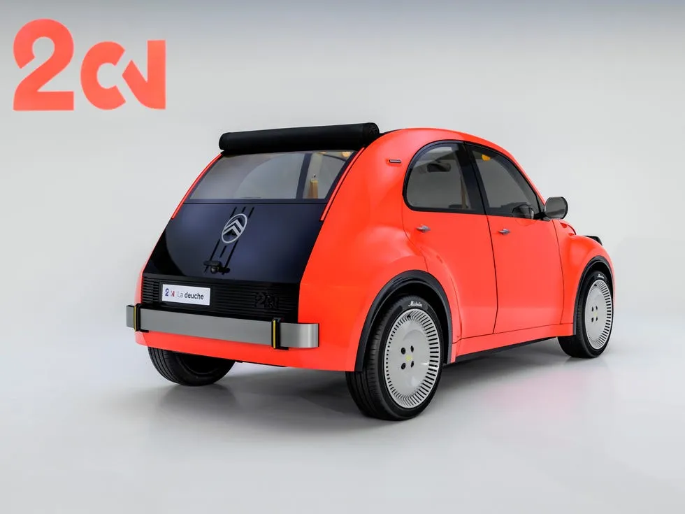 Экстерьер нового электрического концепта Citroen 2CV
