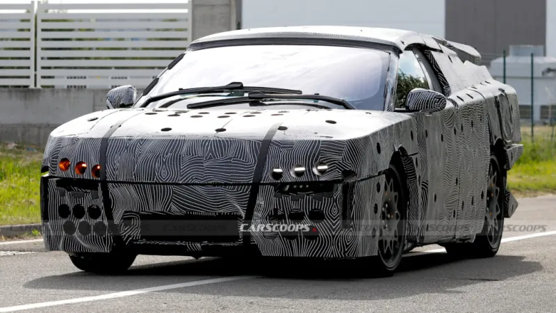 Электрический Ferrari Luce скоро появится, но пока скрыт камуфляжем