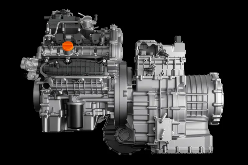 Гибридный двигатель V-6 и трансмиссия Horse Powertrains