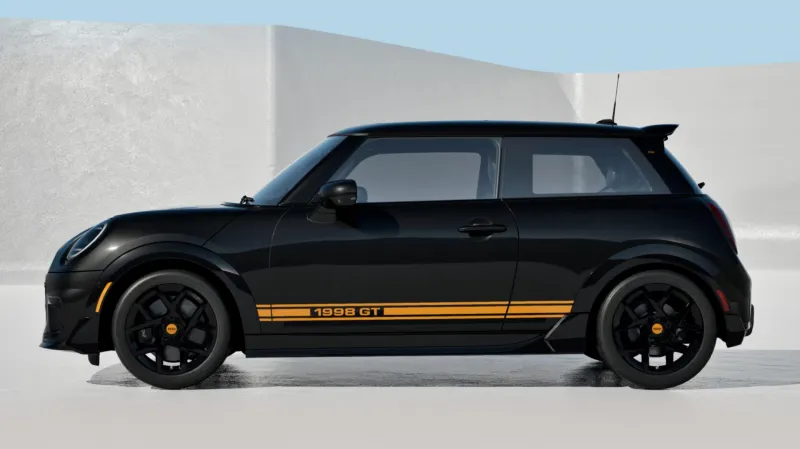 Версия Mini 1998 GT Edition превышает по цене Cooper S, однако уступает в мощности