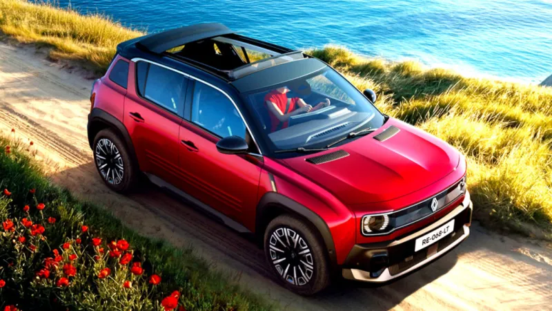 Электромобиль с открывающейся крышей от Renault