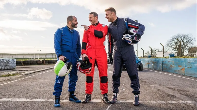 Съемки Top Gear на Даунинг-стрит в Лондоне