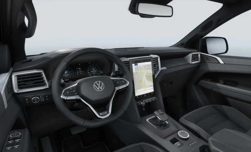 Логотип Dark Label на пикапе VW Amarok