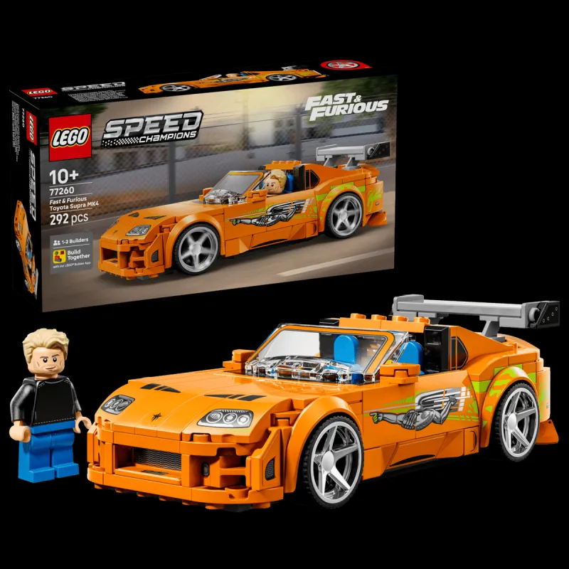 Lego Speed Champions: точная копия оранжевой Supra из кино