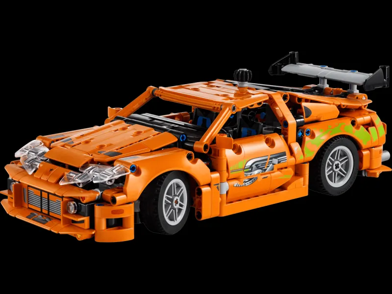 Оранжевая Supra из кино в виде набора Lego Speed Champions