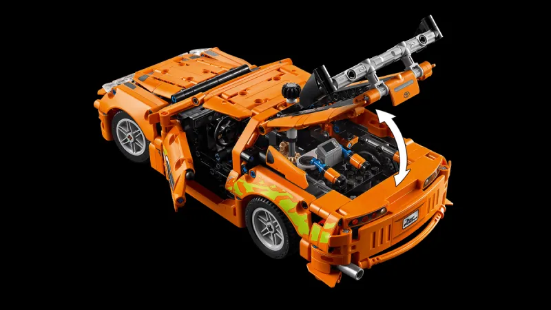 Lego Speed Champions: оранжевый спорткар из «Форсажа» в деталях