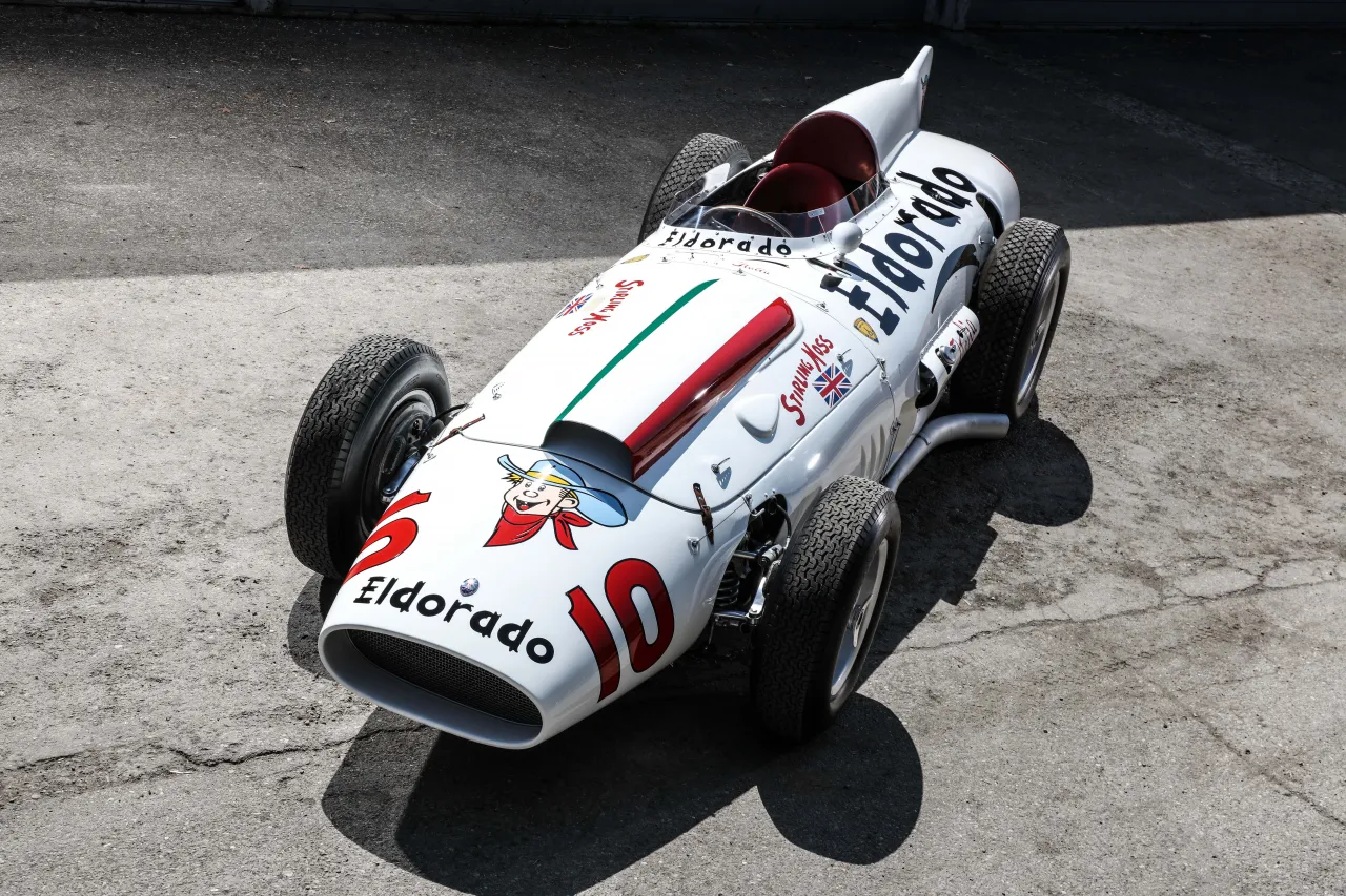 Коллекционный купе Maserati в экспозиции фестиваля Goodwood Revival
