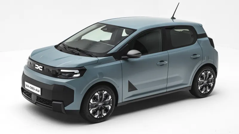 Обновленный экстерьер городского электрокара Dacia Spring 2026 года