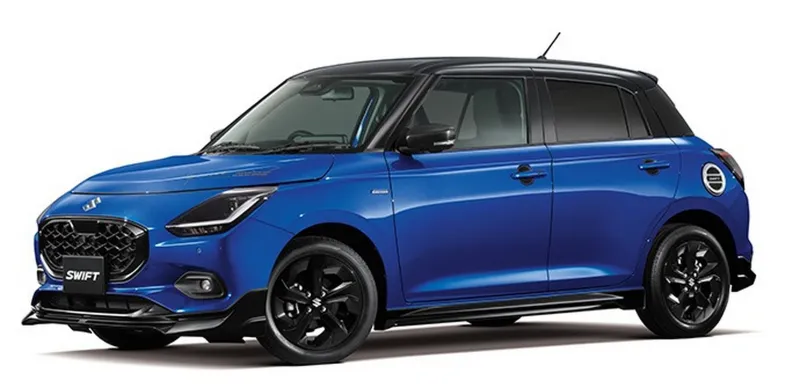 Модель Swift Sport от Suzuki, 138 л.с., новая версия с передним сплиттером