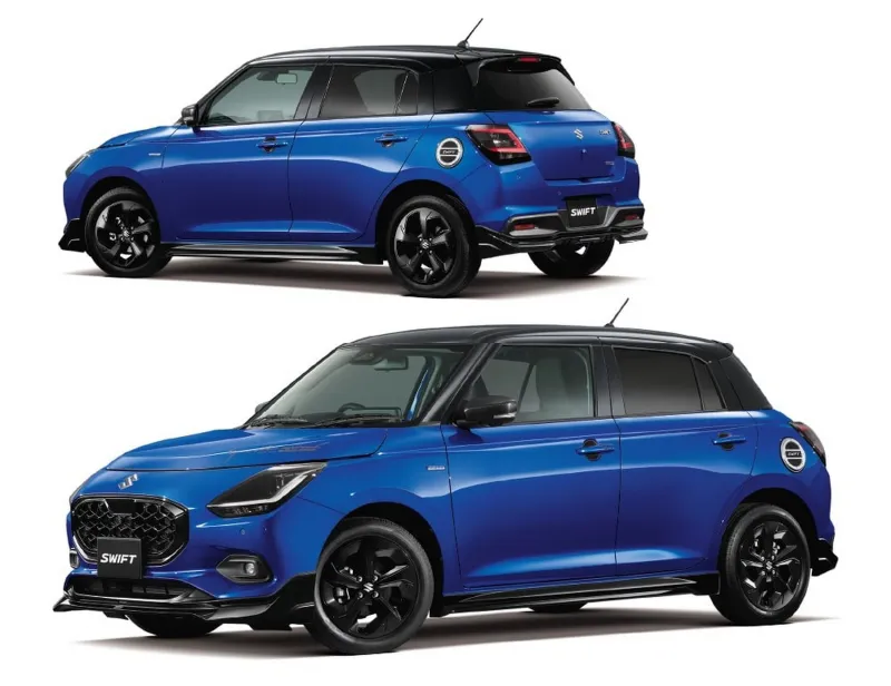 Старый Swift Sport Suzuki, 138 л.с., обновлённый сплиттером
