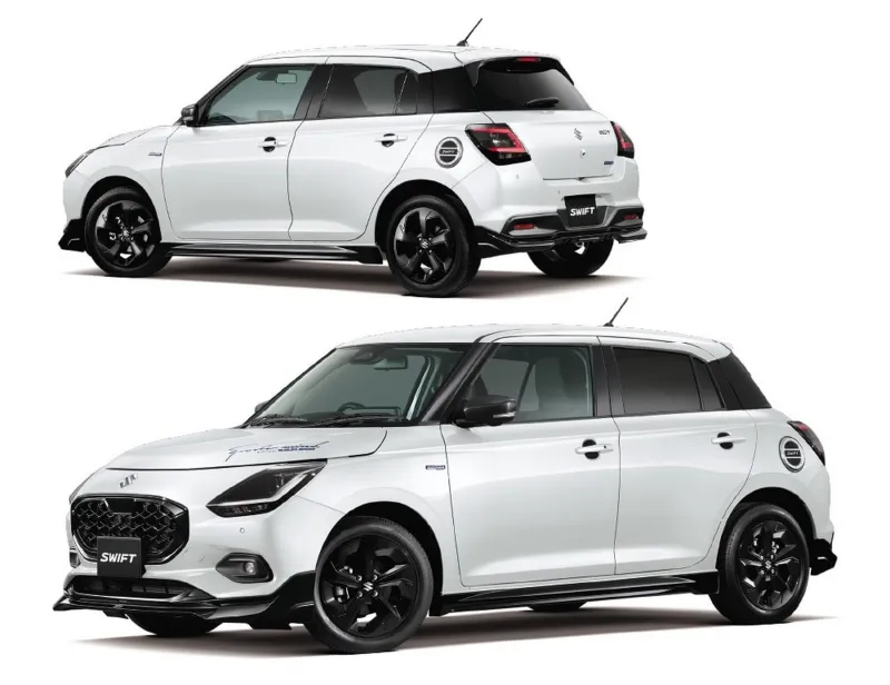 Старая модель Swift Sport Suzuki, 138 л.с., сплиттер в новой версии