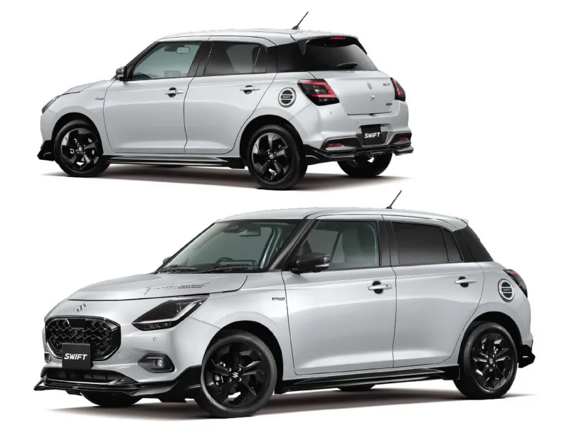 Swift Sport Suzuki 138 л.с., оригинал и новый сплиттер