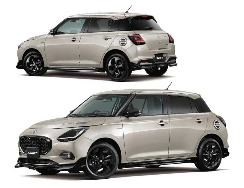 Старый Swift Sport Suzuki, 138 л.с., текущая версия со сплиттером