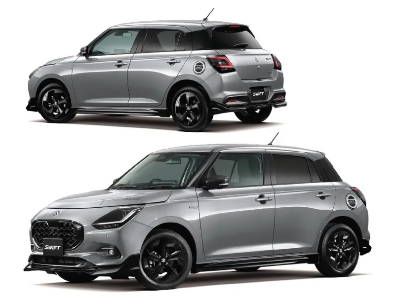 Swift Sport Suzuki 138 л.с., прошлый вариант, новый сплиттер