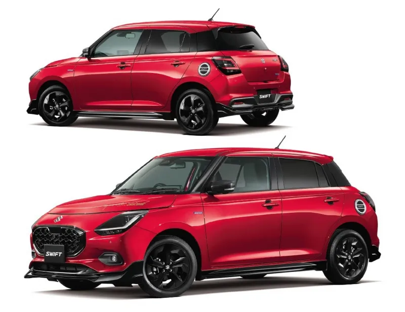 Старый Swift Sport Suzuki 138 л.с., текущий вариант со сплиттером
