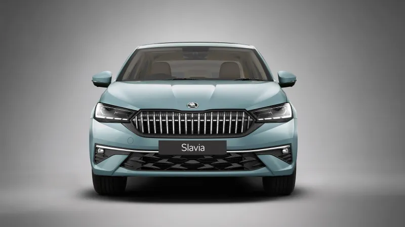 Современный экстерьер рестайлинговой модели Skoda Slavia
