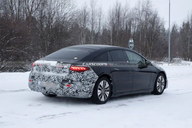 Аэродинамический профиль Mercedes EQS
