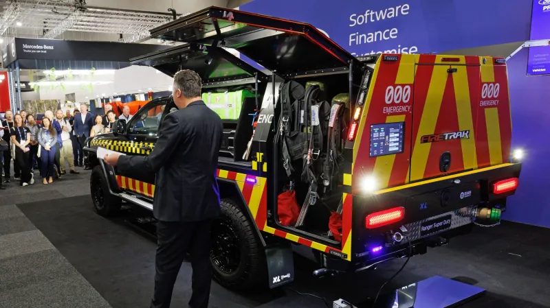 Ford Made A Fire-Fighting Ranger Super Duty That Runs Its Pumps On Sunshine