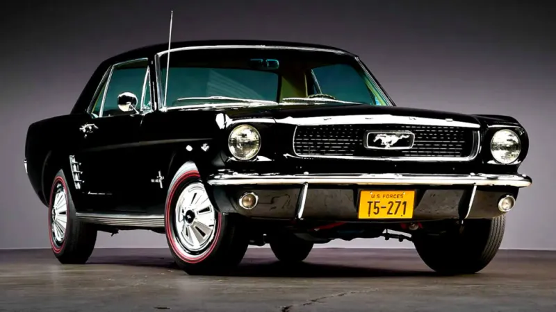 показ автомобиля Ford T5 в черном лаке