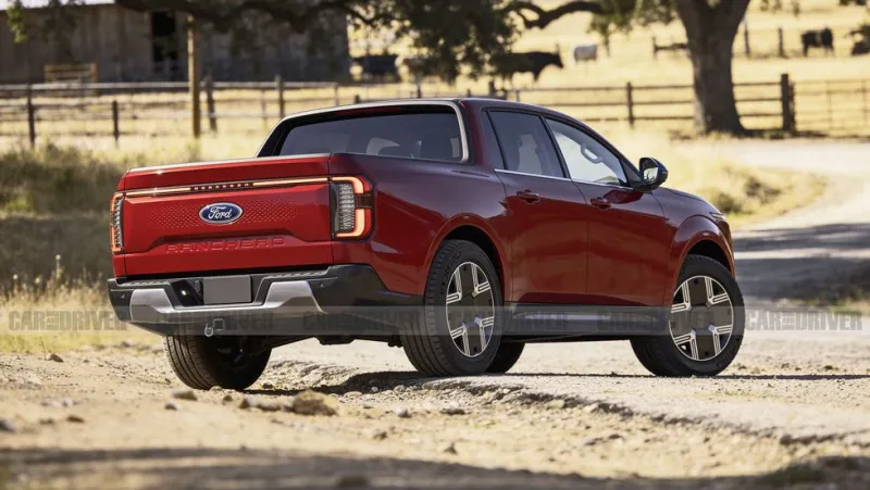 Прототип Ford EV-пикапа: передние фары