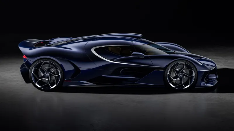 Дорожная версия трекового гиперкара Bugatti Bolide в уникальном исполнении Destrier