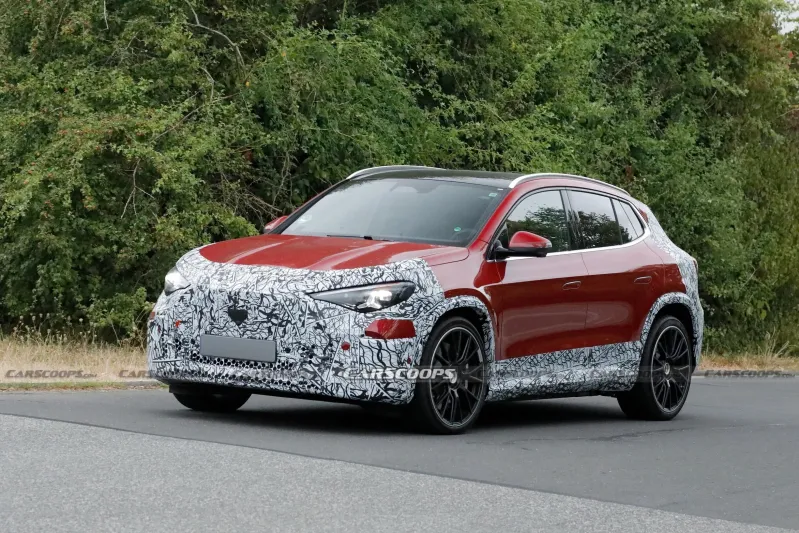 Детали кузова нового электрического Mercedes-AMG GLA