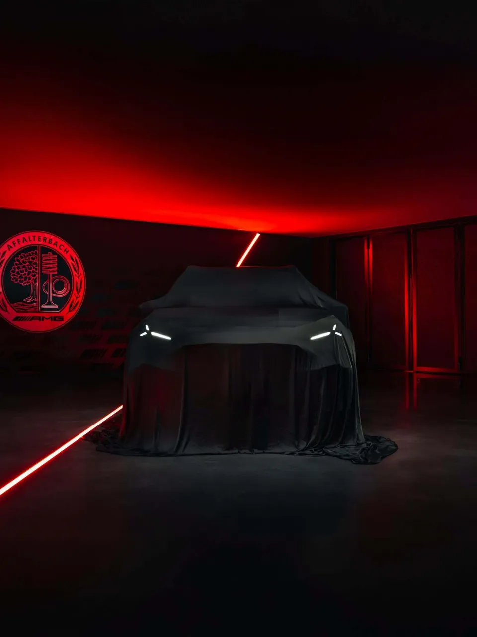 Аэродинамический силуэт будущего электрокроссовера Mercedes-AMG